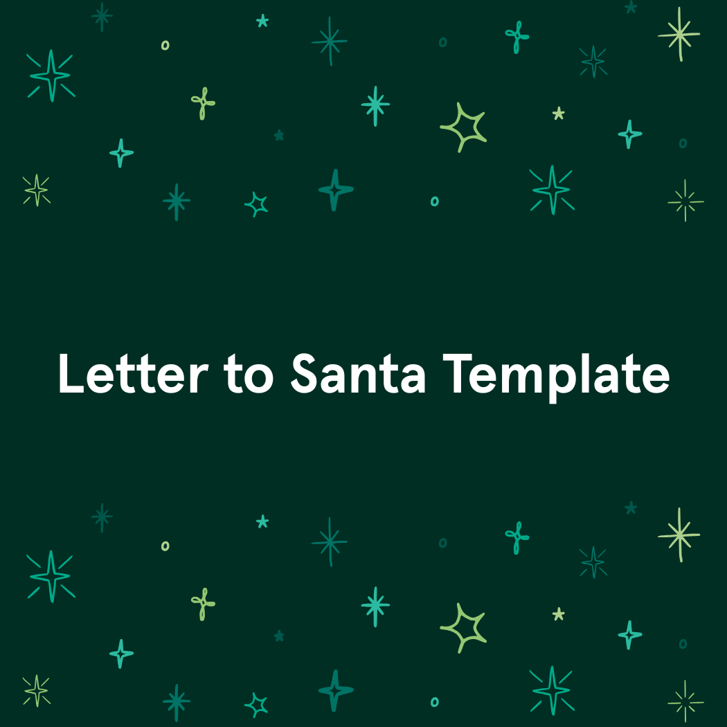 2025 Christmas Fundraising - Santa Letter Template