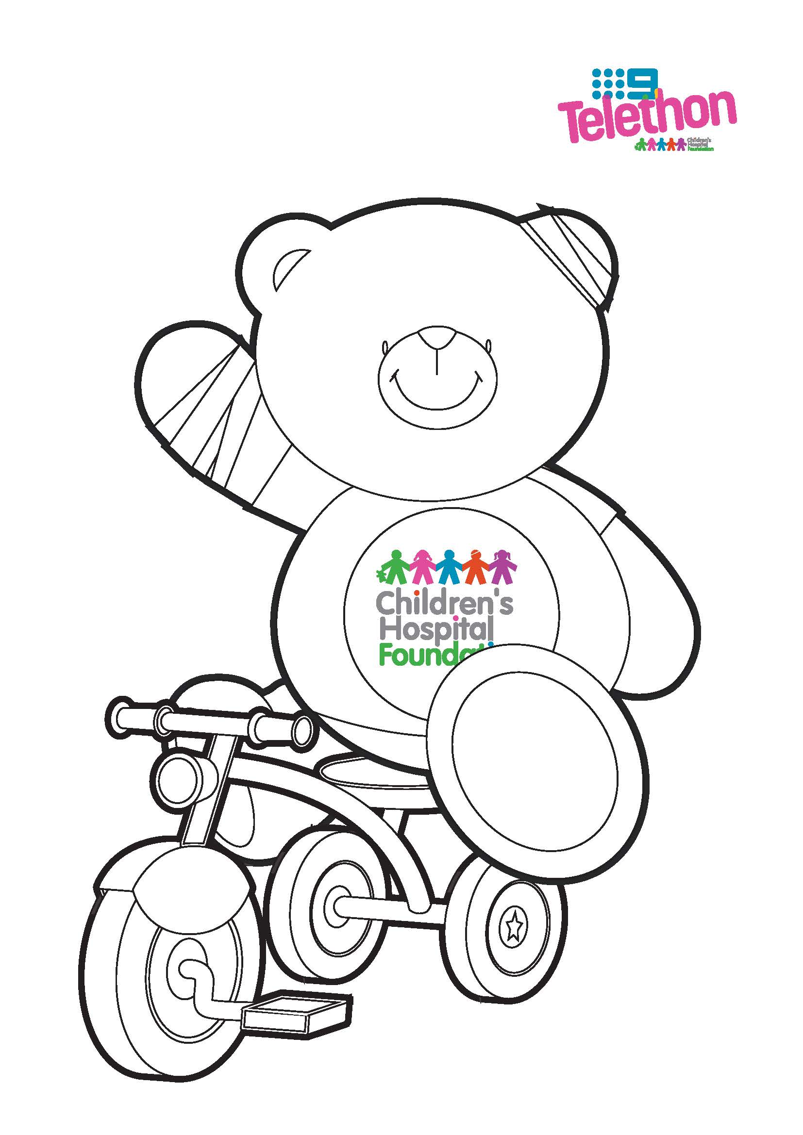 Colouring In Wonder Bear - Trike